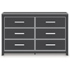 image:imageSignature Design by Ashley Ravalori Contemporary 2Drawer Nightstand with Storage USB Ports and Charging Station BlackBlack
