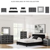 image:imageSignature Design by Ashley Ravalori Contemporary 2Drawer Nightstand with Storage USB Ports and Charging Station BlackBlack
