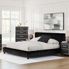 image:imageSignature Design by Ashley Ravalori Contemporary 2Drawer Nightstand with Storage USB Ports and Charging Station BlackBlack
