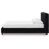 image:imageSignature Design by Ashley Ravalori Contemporary 2Drawer Nightstand with Storage USB Ports and Charging Station BlackBlack
