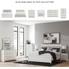 image:imageSignature Design by Ashley Ravalori Contemporary 2Drawer Nightstand with Storage USB Ports and Charging Station BlackWhite