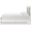 image:imageSignature Design by Ashley Ravalori Contemporary 2Drawer Nightstand with Storage USB Ports and Charging Station BlackWhite