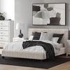 image:imageSignature Design by Ashley Ravalori Contemporary 2Drawer Nightstand with Storage USB Ports and Charging Station BlackWhite