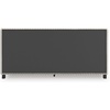 image:imageSignature Design by Ashley Ravalori Contemporary 2Drawer Nightstand with Storage USB Ports and Charging Station BlackWhite