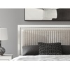 image:imageSignature Design by Ashley Ravalori Contemporary 2Drawer Nightstand with Storage USB Ports and Charging Station BlackWhite