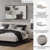 image:imageSignature Design by Ashley Ravalori Contemporary 2Drawer Nightstand with Storage USB Ports and Charging Station BlackWhite