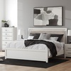 image:imageSignature Design by Ashley Ravalori Contemporary 2Drawer Nightstand with Storage USB Ports and Charging Station BlackWhite
