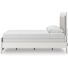 image:imageSignature Design by Ashley Ravalori Contemporary 2Drawer Nightstand with Storage USB Ports and Charging Station BlackWhite