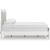 image:imageSignature Design by Ashley Ravalori Contemporary 2Drawer Nightstand with Storage USB Ports and Charging Station BlackWhite