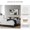 image:imageSignature Design by Ashley Ravalori Contemporary 2Drawer Nightstand with Storage USB Ports and Charging Station BlackWhite