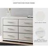 image:imageSignature Design by Ashley Ravalori Contemporary 2Drawer Nightstand with Storage USB Ports and Charging Station BlackWhite