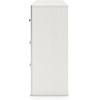 image:imageSignature Design by Ashley Ravalori Contemporary 2Drawer Nightstand with Storage USB Ports and Charging Station BlackWhite