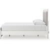image:imageSignature Design by Ashley Ravalori Contemporary 2Drawer Nightstand with Storage USB Ports and Charging Station BlackWhite