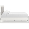 image:imageSignature Design by Ashley Ravalori Contemporary 2Drawer Nightstand with Storage USB Ports and Charging Station BlackWhite