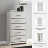 image:imageSignature Design by Ashley Ravalori Contemporary 2Drawer Nightstand with Storage USB Ports and Charging Station BlackWhite