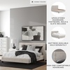 image:imageSignature Design by Ashley Ravalori Contemporary 2Drawer Nightstand with Storage USB Ports and Charging Station BlackWhite