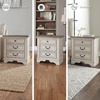 image:imageSignature Design by Ashley Realyn 24in French Country 1Drawer NightstandChipped White
