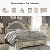 image:imageSignature Design by Ashley Realyn French Country 5 Drawer Chest Tipover Restraint Device 2tone Finish Wood 4013 W x 1813 D x 5813 H Chipped White183D x 403W x 583H 5 Drawers