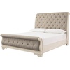image:imageSignature Design by Ashley Realyn Upholstered Tufted Cottage Headboard ONLY Twin Vintage WhiteQueen