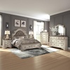 image:imageSignature Design by Ashley Realyn Upholstered Tufted Cottage Headboard ONLY Twin Vintage WhiteQueen