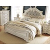 image:imageSignature Design by Ashley Realyn Upholstered Tufted Cottage Headboard ONLY Twin Vintage WhiteQueen
