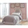 image:imageSignature Design by Ashley Realyn Upholstered Tufted Cottage Headboard ONLY Twin Vintage WhiteTwin