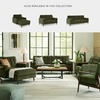 image:imageSignature Design by Ashley Reveon Lakes MidCentury Modern Tufted Velvet Chaise with Loose Seat Cushions Dark Green