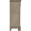 image:imageSignature Design by Ashley Robbinsdale 5 Drawer Chest Tall Dresser for Bedroom Organization Antique White 34W Quick and Easy Assembly Wood Select Oak Veneer and Engineered WoodLight Gray