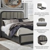 image:imageSignature Design by Ashley Rowanbeck 7 Drawer Bedroom Dresser and MirrorQueen Upholstered Panel Bed
