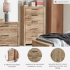 image:imageSignature Design by Ashley Rustic Nightstand with USB Brown Bedside Table153D x 317W x 539H 5 Drawers