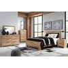 image:imageSignature Design by Ashley Rustic Nightstand with USB Brown Bedside Table153D x 317W x 539H 5 Drawers