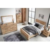 image:imageSignature Design by Ashley Rustic Nightstand with USB Brown Bedside Table153D x 317W x 539H 5 Drawers
