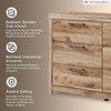 image:imageSignature Design by Ashley Rustic Nightstand with USB Brown Bedside Table153D x 587W x 364H 6 Drawers