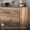 image:imageSignature Design by Ashley Rustic Nightstand with USB Brown Bedside Table153D x 587W x 364H 6 Drawers