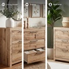 image:imageSignature Design by Ashley Rustic Nightstand with USB Brown Bedside Table153D x 587W x 364H 6 Drawers