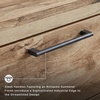 image:imageSignature Design by Ashley Rustic Nightstand with USB Brown Bedside Table153D x 587W x 364H 6 Drawers
