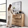 image:imageSignature Design by Ashley Rustic Nightstand with USB Brown Bedside Table153D x 587W x 364H 6 Drawers