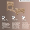 image:imageSignature Design by Ashley Rustic Nightstand with USB Brown Bedside TableFull