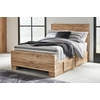 image:imageSignature Design by Ashley Rustic Nightstand with USB Brown Bedside TableFull