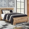 image:imageSignature Design by Ashley Rustic Nightstand with USB Brown Bedside TableKing