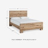 image:imageSignature Design by Ashley Rustic Nightstand with USB Brown Bedside TableKing