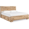 image:imageSignature Design by Ashley Rustic Nightstand with USB Brown Bedside TableKing