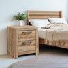 image:imageSignature Design by Ashley Rustic Nightstand with USB Brown Bedside TableOne Size
