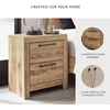 image:imageSignature Design by Ashley Rustic Nightstand with USB Brown Bedside TableOne Size