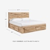 image:imageSignature Design by Ashley Rustic Nightstand with USB Brown Bedside TableQueen