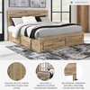 image:imageSignature Design by Ashley Rustic Nightstand with USB Brown Bedside TableQueen