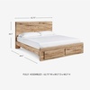 image:imageSignature Design by Ashley Rustic Nightstand with USB Brown Bedside TableQueen