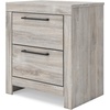 image:imageSignature Design by Ashley Ryderton 2 Drawer Nightstand Light Gray