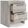 image:imageSignature Design by Ashley Ryderton 2 Drawer Nightstand Light Gray