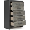 image:imageSignature Design by Ashley Ryderton 5Drawer Dresser BlackGray